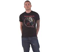 Iron Maiden - T-Shirt # S Ladies White # Hand Drawn Logo [Import]