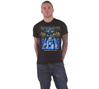 Iron Maiden - Rock Off officially licensed products Iron Maiden T Shirt Back in Time Mummy Band Logo Nouveau Officiel Homme Noir Size S