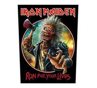 Razamataz Écusson Iron Maiden Run for Your Lives Dos