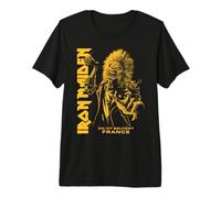 Iron Maiden Run for Your Lives Tour Belfort T-Shirt Haut de Gamme