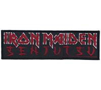 Iron Maiden Senjutsu Logo Unisexe Patch noir/rouge 100% Polyester