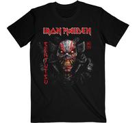 Iron Maiden - "Senjutsu" T-Shirt Logo pour homme/femme unie RO2707 (S) (Noir)