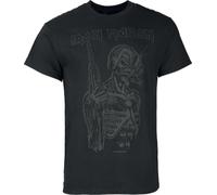 Iron Maiden Somewhere in Time Homme T-Shirt Manches Courtes Noir 100% Coton Regular/Coupe Standard