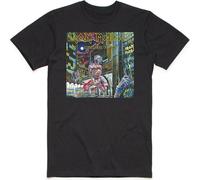 Iron Maiden - "Somewhere In Time" T-shirt homme/femme unie RO2242 (XL) (Noir)