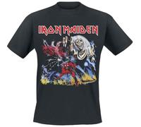 Iron Maiden Stranger Number of The Beast Homme T-Shirt Manches Courtes Noir S