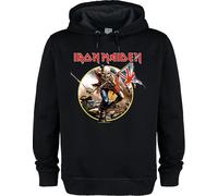 Iron Maiden - Sweat à capuche "Trooper" pour homme/femme unie GD2281 (S) (Noir)