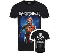 Iron Maiden T-Shirt Book Of Souls European Tour Shirt Homme Noir Noir