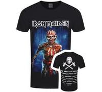 Iron Maiden T-Shirt Book Of Souls European Tour Shirt Homme Noir Noir