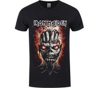 Iron Maiden T-Shirt Eddie Exploding Head Homme Noir Noir G