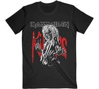 Iron Maiden T Shirt Killers Eddie Large Graphic Distressed Nouveau Officiel Size M