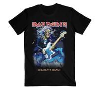 Iron Maiden - T-Shirt # L Black Unisex # Eddie on Bass
