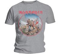 Iron Maiden - T-Shirt # L Grey Unisex # Somewhere in Time [Import]
