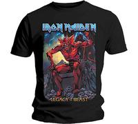 Iron Maiden - T-Shirt # L Unisex Black # Legacy of The Beast 2 Devil [Import]