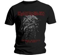 Iron Maiden - T-Shirt # L Unisex Black # World Slavery 1984 Tour