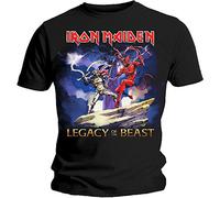 Iron Maiden - T-shirt Legacy Beast Fight pour Adultes Unisexe (XXL) (Noir), Noir , XXL