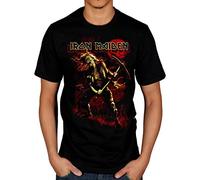 Iron Maiden - T-Shirt # M Black Unisex # Benjamin Breeg Red Graphic [Import]
