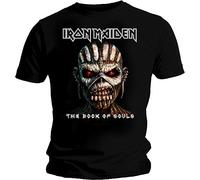 Iron Maiden - Rock Off officially licensed products Iron Maiden T Shirt The Book of Souls Band Logo Officiel Noir Size S