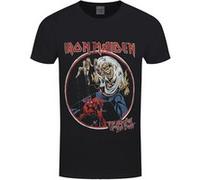 Iron Maiden T-Shirt Number Of The Beast Vintage Homme Noir Noir G