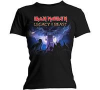 Iron Maiden - T-Shirt # S Black Femmina # Legacy Army [Import]