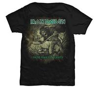 Iron Maiden - T-Shirt # S Black Unisex # from Fear to Eternity Distressed [Import]