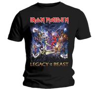 Iron Maiden - T-Shirt # S Black Unisex # Legacy of The Beast [Import]