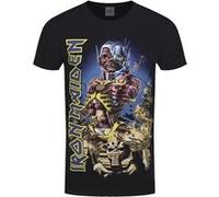 Iron Maiden T-Shirt Somewhere Back in Time Homme Noir Noir G