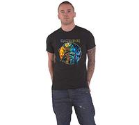 Rock Off officially licensed products Iron Maiden T Shirt The Future Past Tour 23 Greyscale Nouveau Officiel Unisex Size M