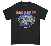Iron Maiden - T-Shirt # XL Black Unisex # Wasted Years Circle [Import]