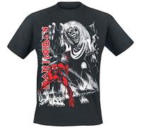 Iron Maiden - Rock Off Iron Maiden T Shirt Number of The Beast Jumbo Band Logo Officiel Noir Size XXL