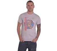 Rock Off Trade T-shirt Iron Maiden Somewhere in Time Officiel Logo Homme Gris Taille XXL