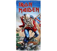 Iron Maiden The Trooper Standard Serviette de Bain Unisexe 100% Coton 75 x 150 cm