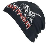 Iron Maiden Trooper - Light Beanie Unisexe Bonnet Noir 100% Coton