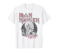 Iron Maiden Vintage Beast Circle White T-Shirt