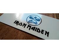 IRON MAIDEN WATERSLIDE HEADSTOCK LOGO TETE DE GUITARE IRON MAIDEN