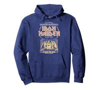 Iron Maiden - World Slavery Japanese Flyer Navy Sweat à Capuche