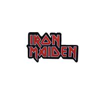 Razamataz Écusson tissé Iron Maiden – logo découpé – nouveau officiel – rouge