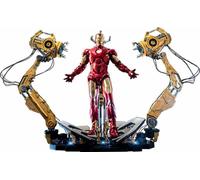 Figurine Hot Toys QS021 - Marvel Comics - Iron Man 2 - Iron Man Mark IV With Suit Up Gantry Version Multicolore