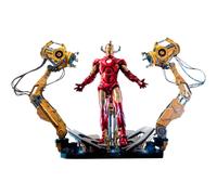 Figurine Hot Toys QS021 - Marvel Comics - Iron Man 2 - Iron Man Mark IV With Suit Up Gantry Version Multicolore