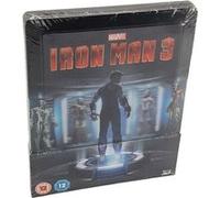 Iron Man 3 Blu-ray 3D + 2D SteelBook Exclusif Zavvi Lenticulaire Zone Libre 2015 G