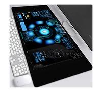Iron Man 800x300mm Speed Gaming Tapis de Souris, XL Anime Mouse Pad-Surface spéciale améliore la Vitesse et la précision, 3mm Base en Caoutchouc Antidérapant Surface-pour Ordinateur et PC, B