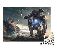 Iron Man Puzzles pour Adultes 1000 Pièces Marvel Avengers 1000pcs (75x50cm) Puzzles pour Adultes Jeu Éducatif Challenge Toy 1000 Pièces Puzzles pour Adultes Enfants