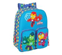 Safta Sac à dos enfant Iron Man – adaptable au chariot, nettoyage facile, 26 x 11 x 34 cm