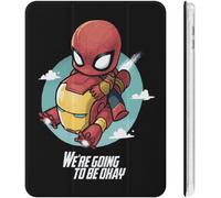 Iron Man Spiderman Ipad Case 2020 Matériau Tpu Antichoc Réglage Automatique De L'angle De Veille/Réveil Mignon Transparent Housse De Protection 10.2in