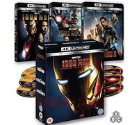 Iron Man: Trilogy (3-Movie Complete Collection, 6-Disc Box set) [4K UHD + Blu-ray] [Region Free]