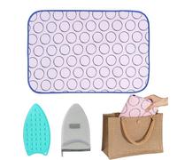 Iron Mat for Ironing, Table Top Portable Mats, Blanket Sewing Accessories, Quilting Supplies for Dryer, Steamer, Washer, Clothes Protection, Home, Door, Apartment, Dorm, Travel Use