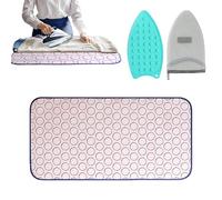 Iron Mat, Portable Ironing Mat, 23.62x31.5 Or 23.62x47.24 inches Table Top Pad, Blanket Sewing Accessories for Quilting Dryer Steamer Washer Clothes Home Door Apartment Dorm Travel Use