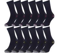 Iron Mountain - Chaussettes extra-fortes pour homme - Travail(pack de 12) PB198 (39,5 EU - 45,5 EU) (Noir/Gris)