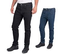 Iron Mountain IMPNT233 Ropa de Trabajo Para Hombre Vaquero elástico, Negro, 32W/29L