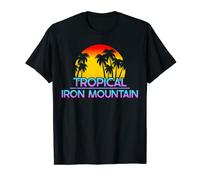 Iron Mountain Michigan Funny Ironic Weather T-Shirt