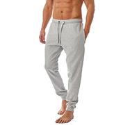 Iron Mountain Pantalon de Jogging pour Homme en Fil recyclé, Pantalon de Sport, Pantalon d'entraînement avec Revers, Gris Clair Chiné, XL